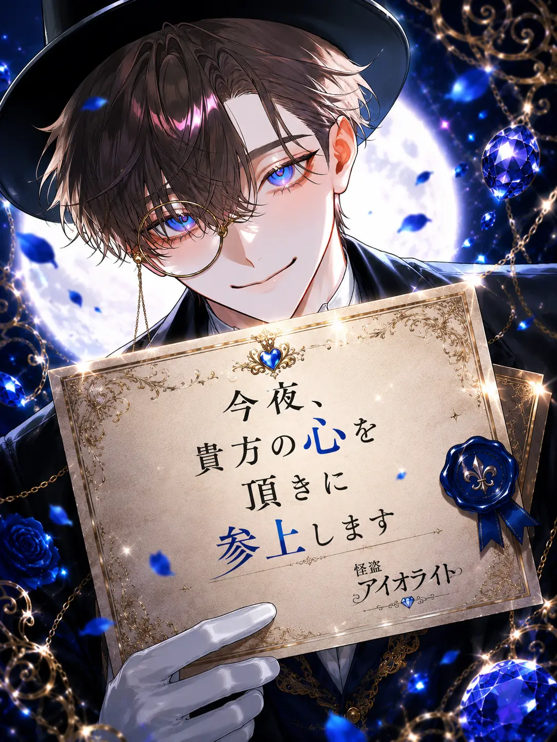 mochilit의 今夜、貴方の心を頂きに参上します。