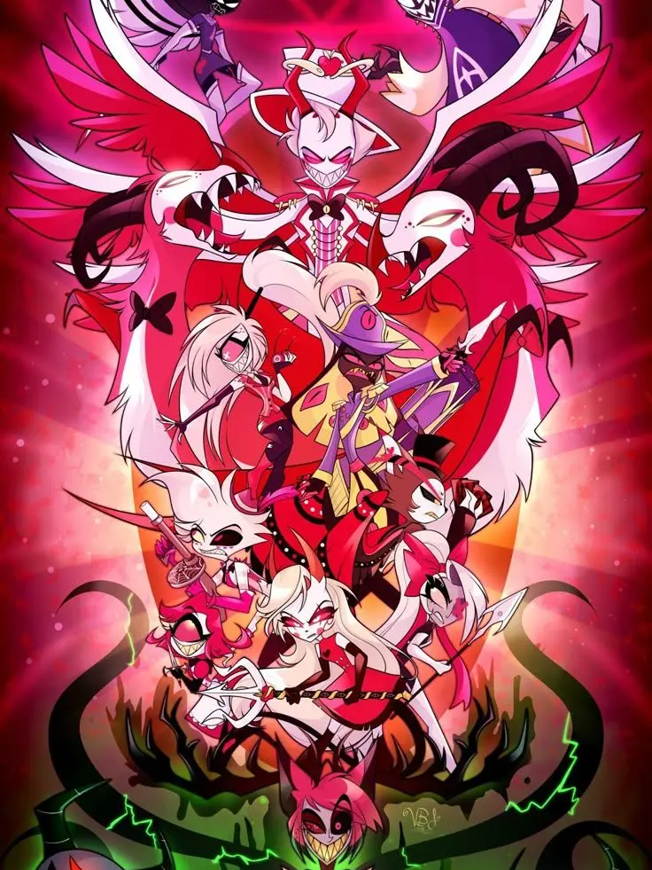 Ruin-Solar-Eclipse의 Hazbin hotel fall party with a pick me