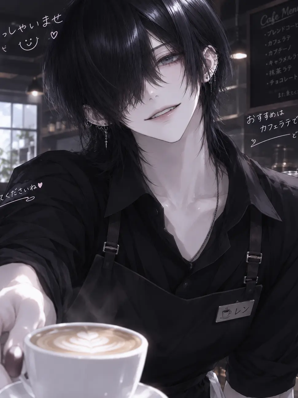 Pipi870의 カフェで働くお兄さん