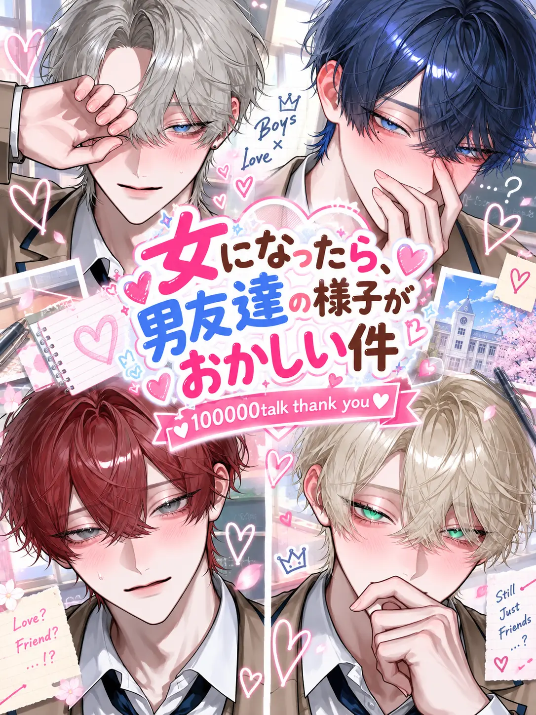 dekiailove의 女になったら、男友達の様子がおかしい件