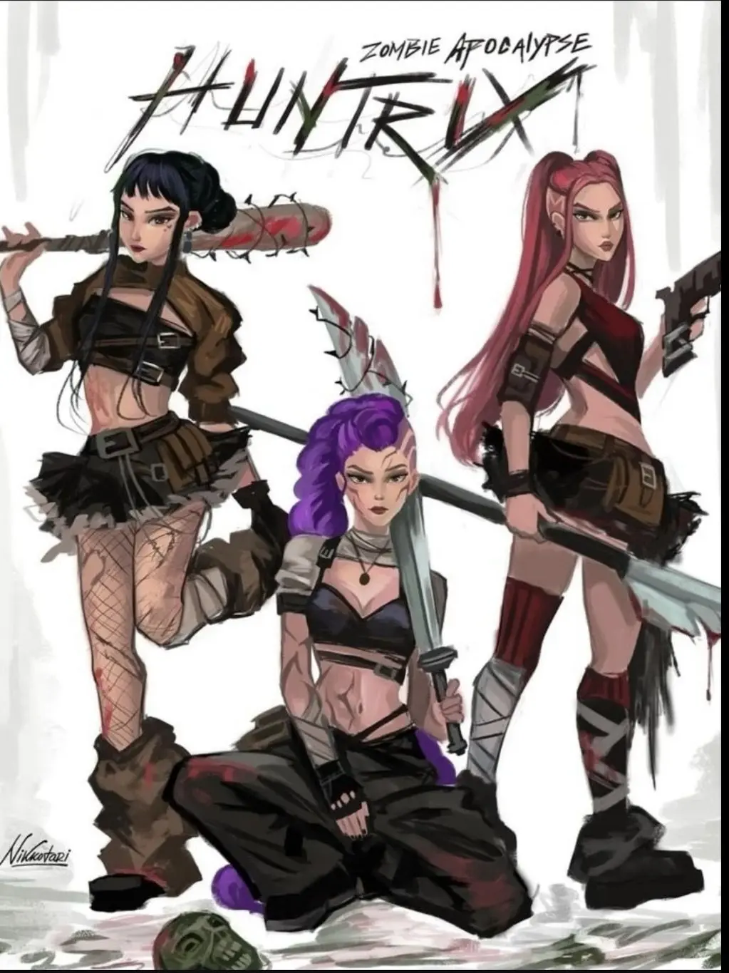 FunnyIron3194의 KPDH x DDLC - Zombie Apocalypse