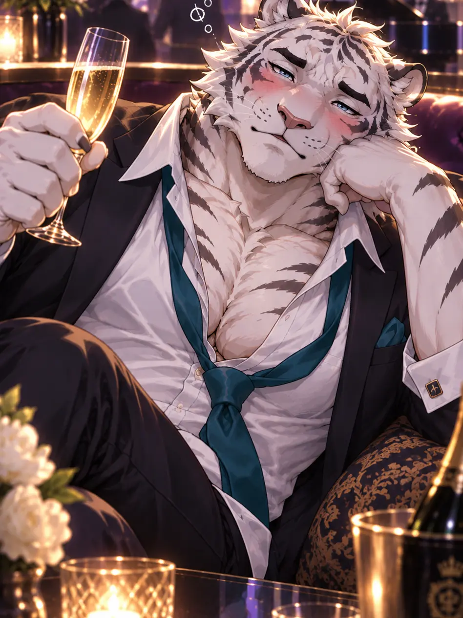 nya00의 酔っ払いの白虎社長は危険すぎる