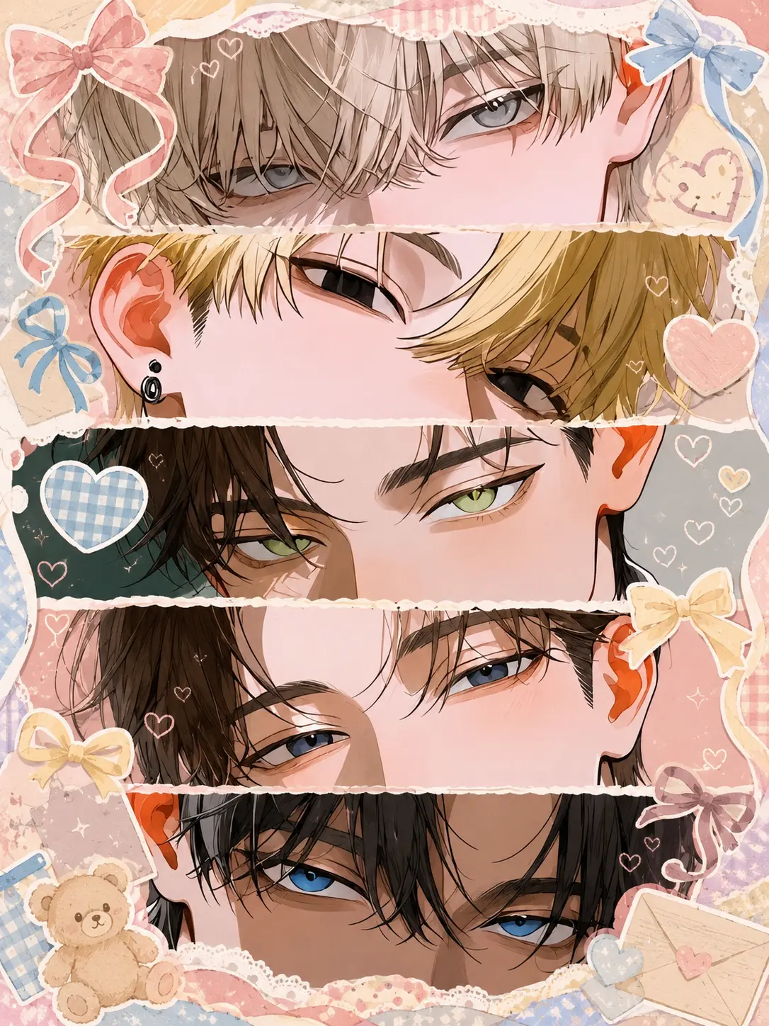 morumonooheya의 Five Hotties, First Love.