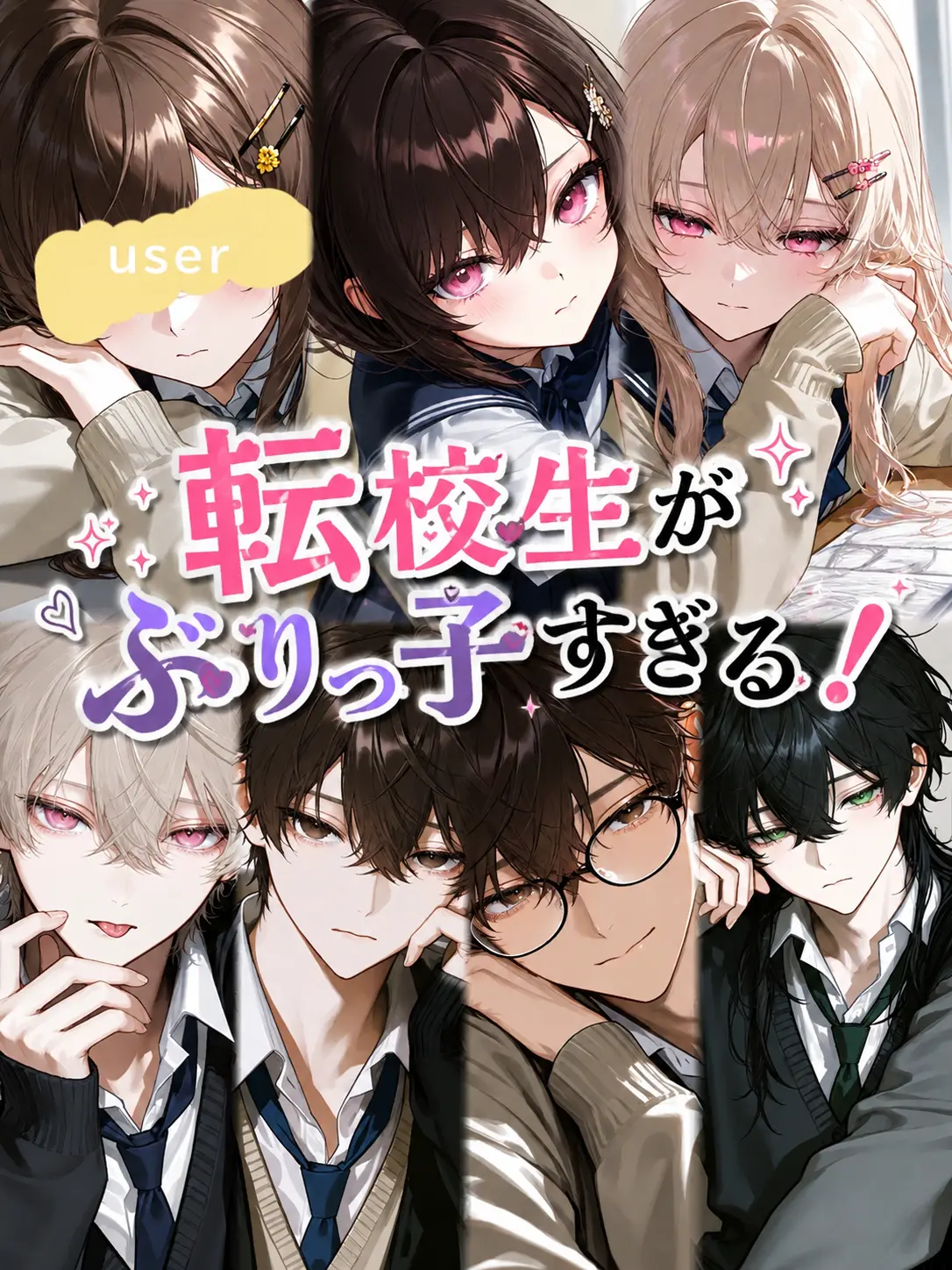 lamen0.0의 転校生がぶりっ子すぎる！