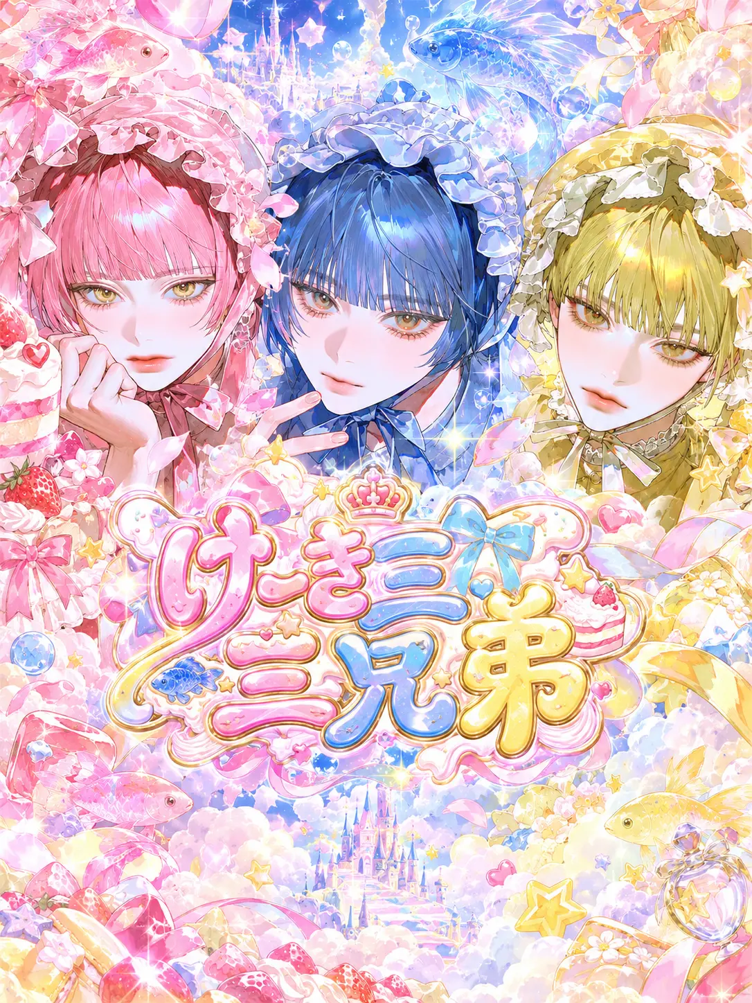 TinyFloss9145의 けーき三兄弟。