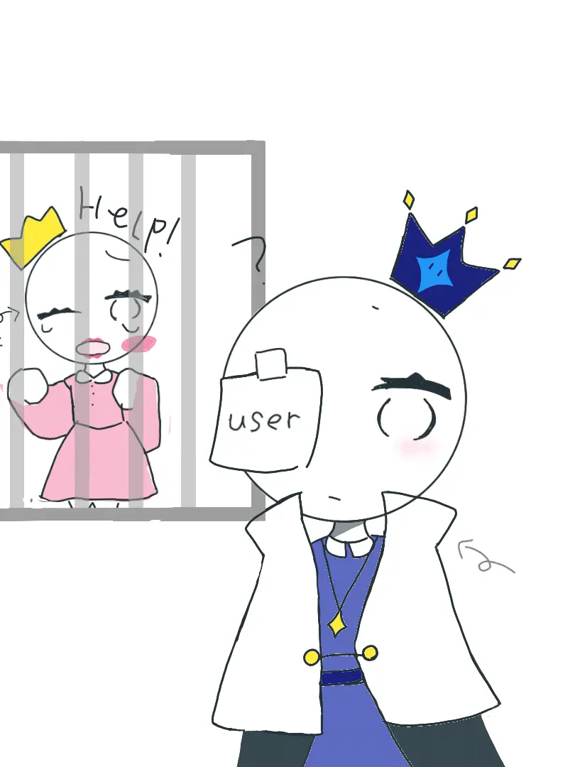 Hungry1204의 Ugly Princess vs. Cute {{user}}?!