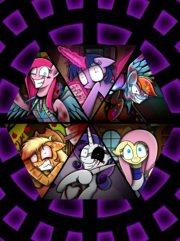 SuppleWall2608의 Grimdark Mane Six Harem