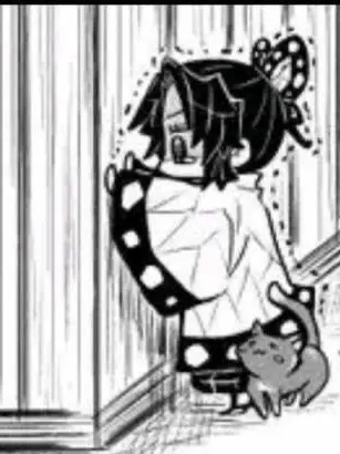 Otakyu의 베란다에 갇힌 시노부