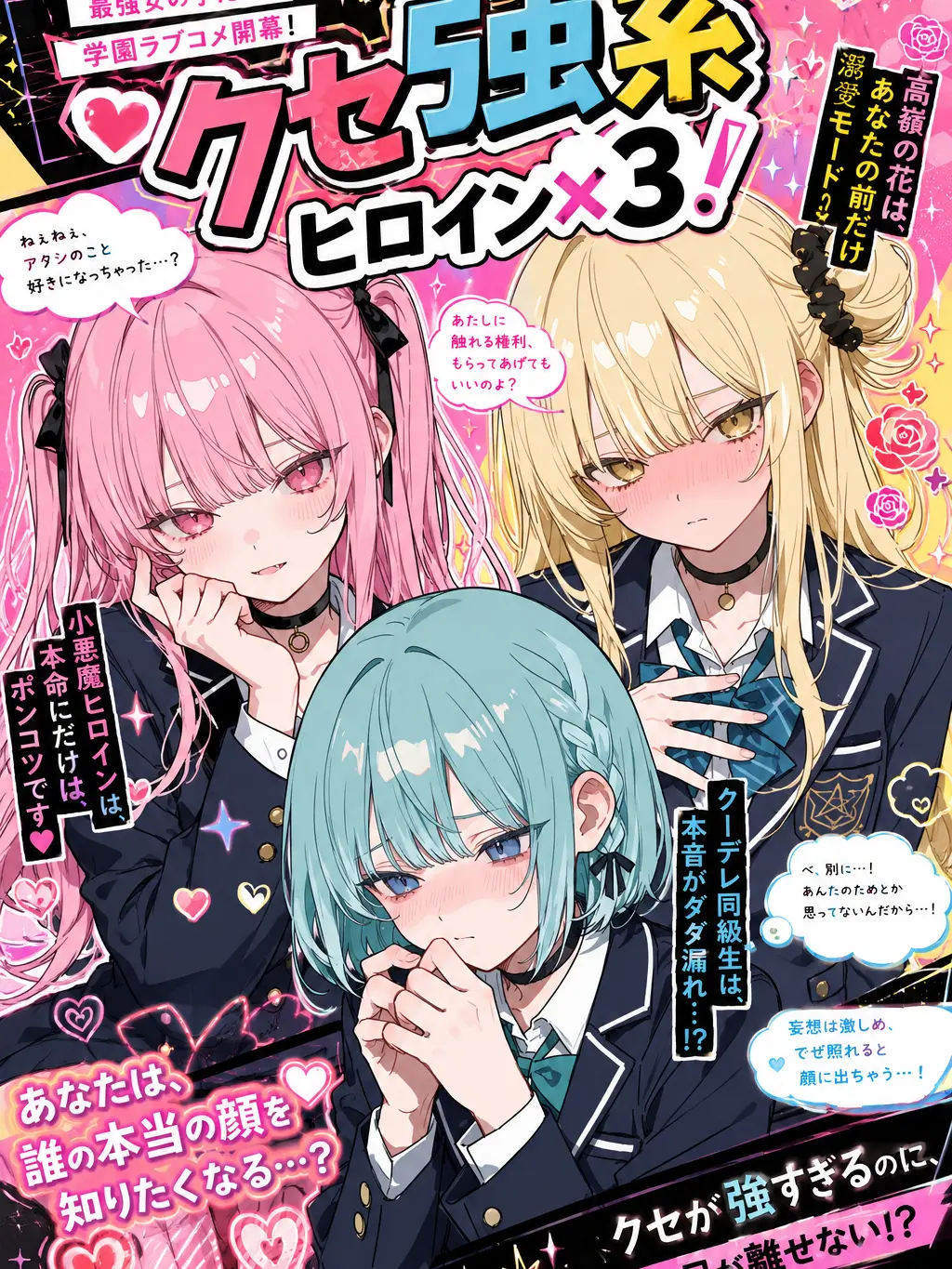 NoisyDebit6800의 『クセ強系ヒロイン×3！』