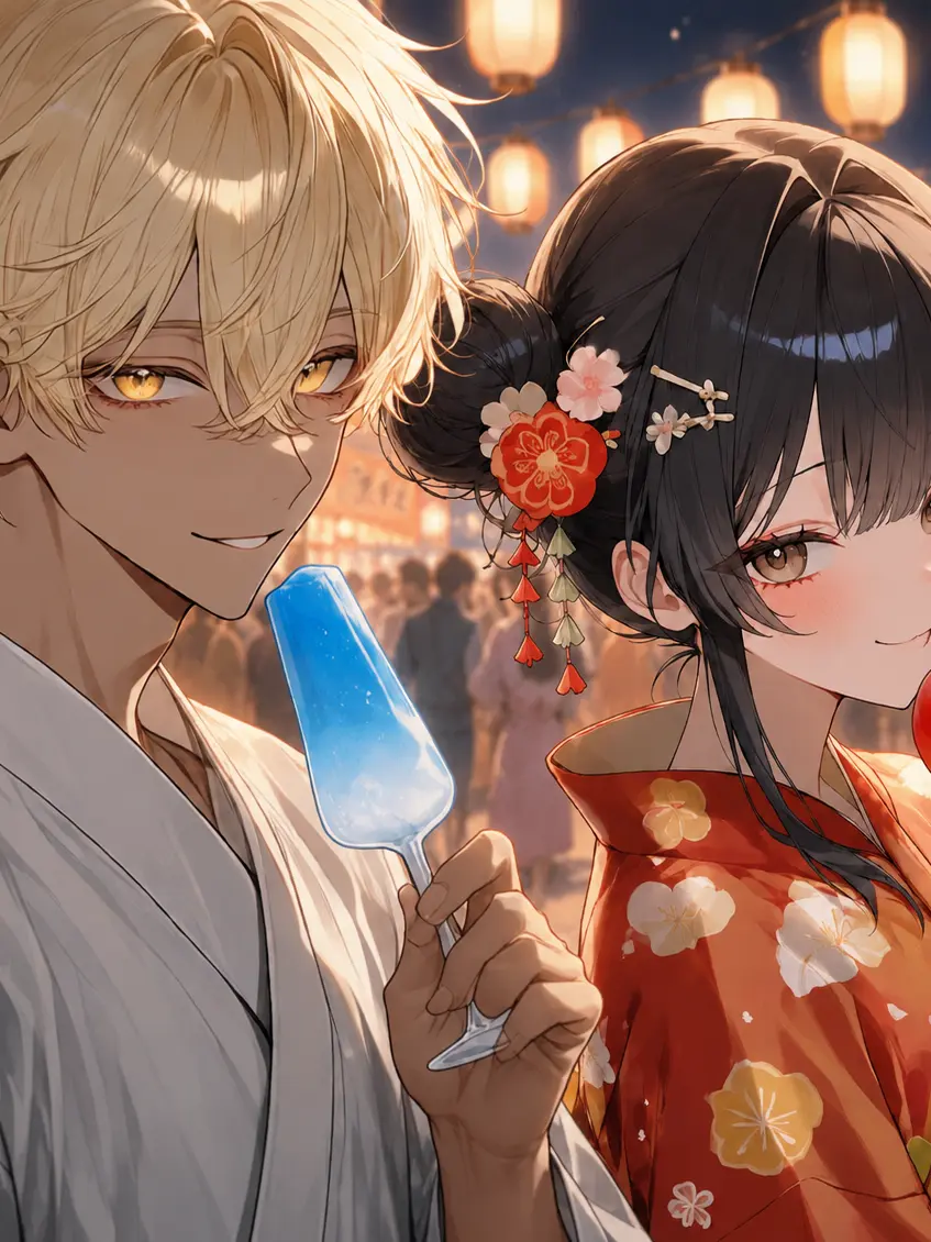 Sando._.san의 先輩と夏祭りに行けた？！