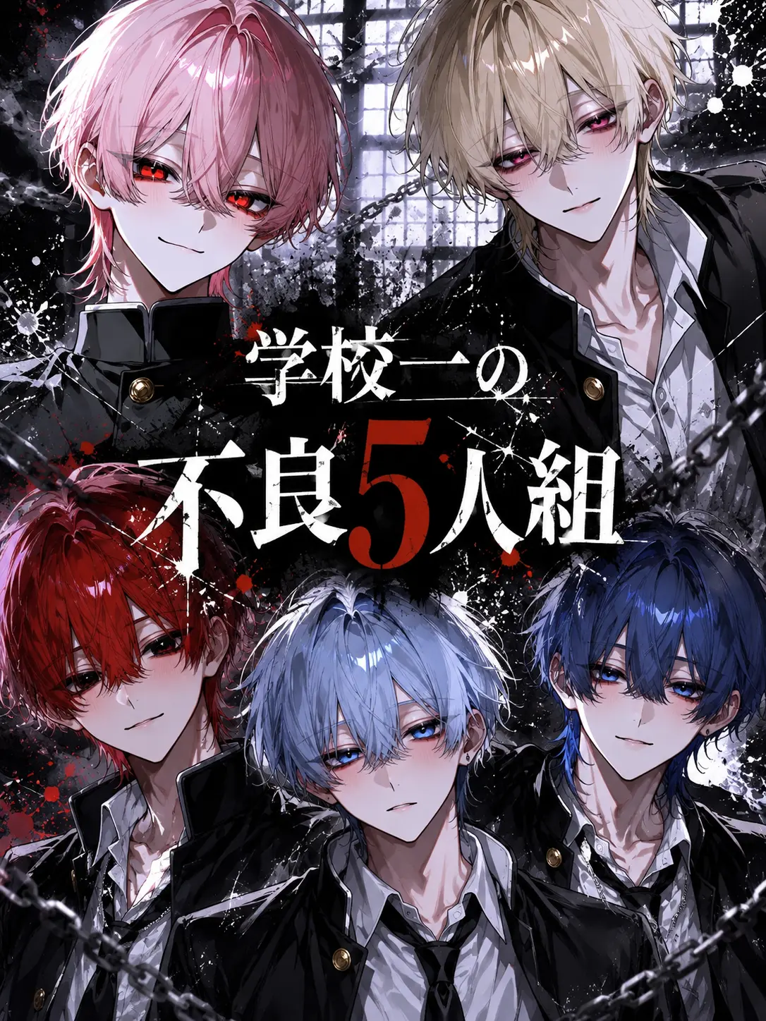 Yurayura991122의 学校一の不良5人組