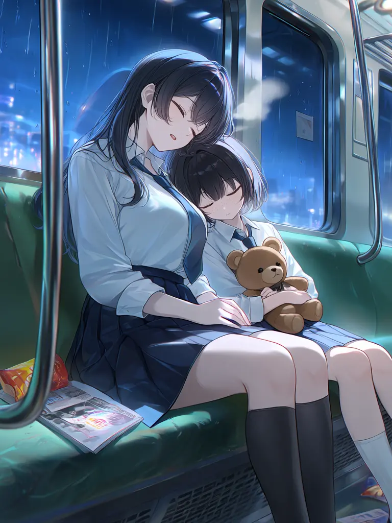 CannyMule9005의 列車の中に姉妹