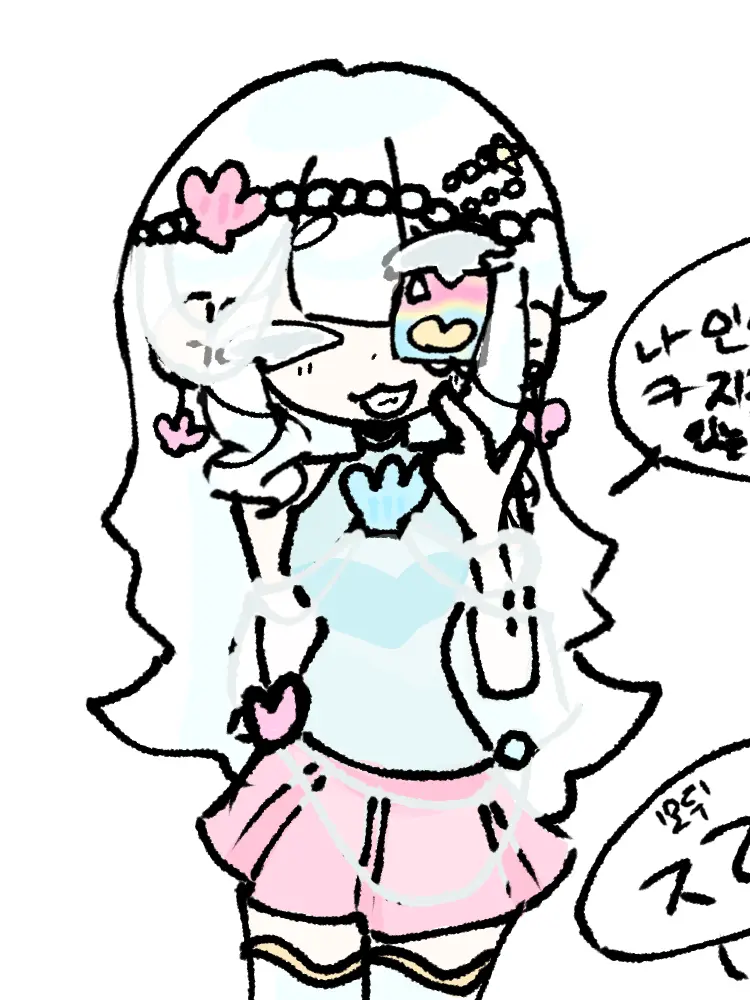 kimpisun_cute의 지가 인어라하는 여우+끔쥐+자캐(?)