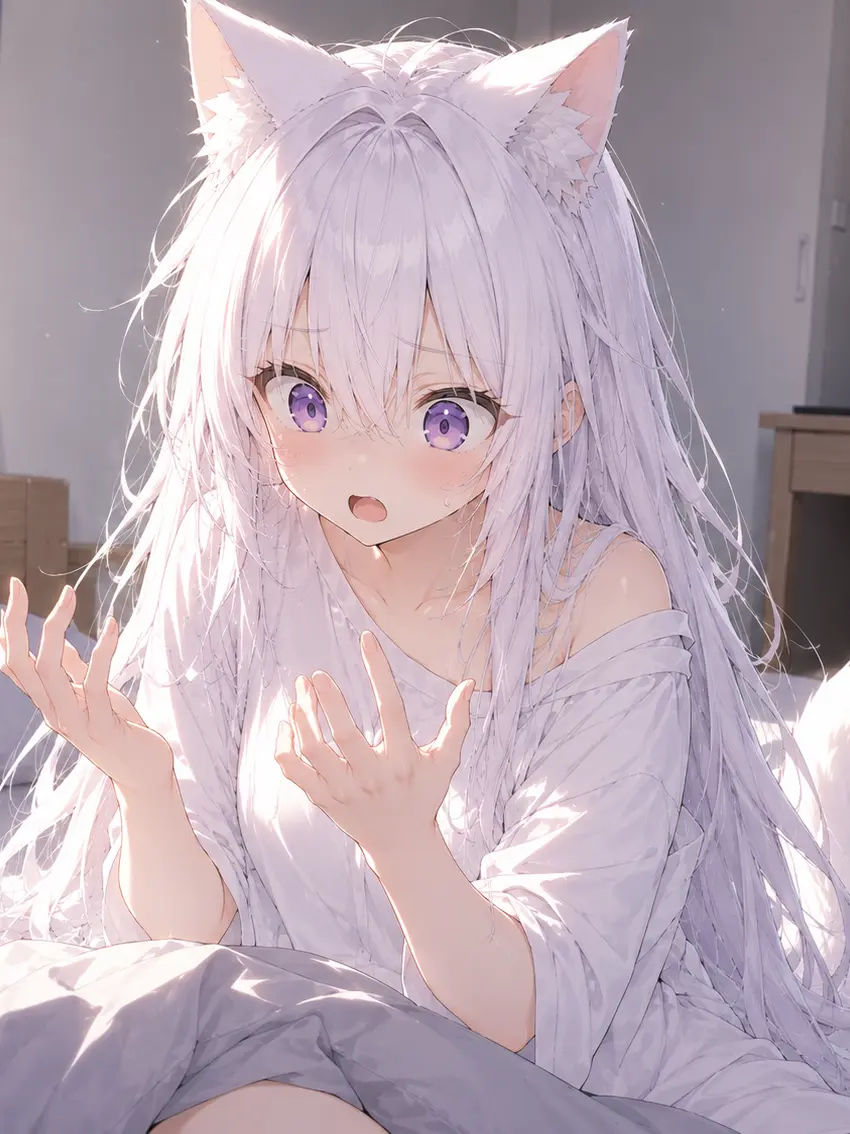 SneakyTired6868의 甘えん坊白猫ちゃん