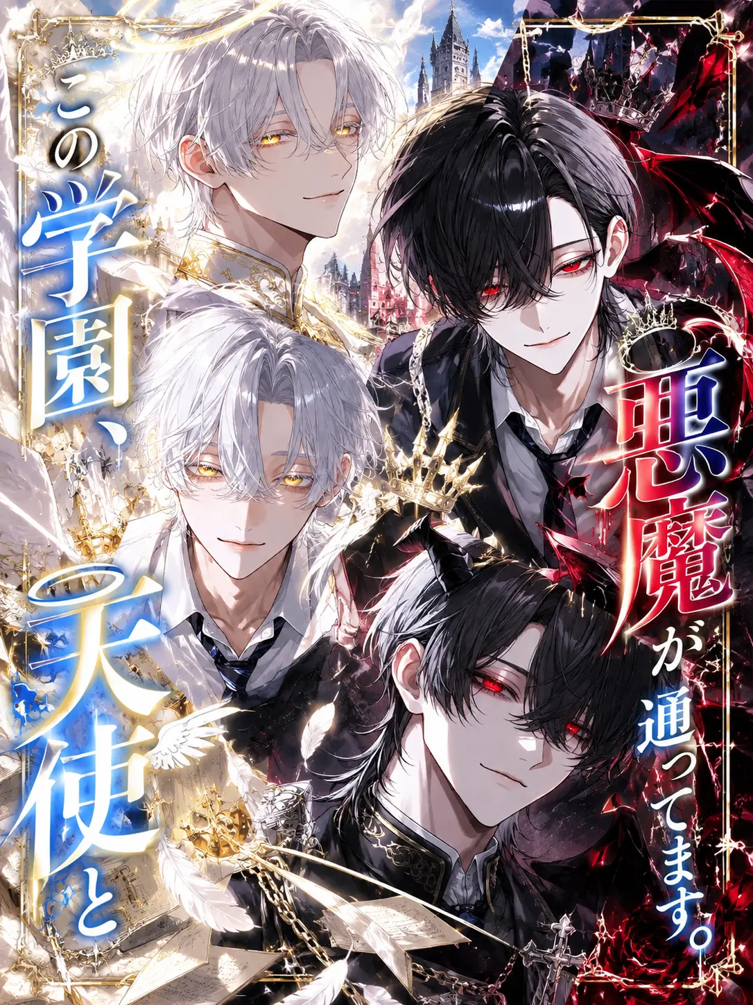 uinll98의 この学園、天使と悪魔が通ってます。