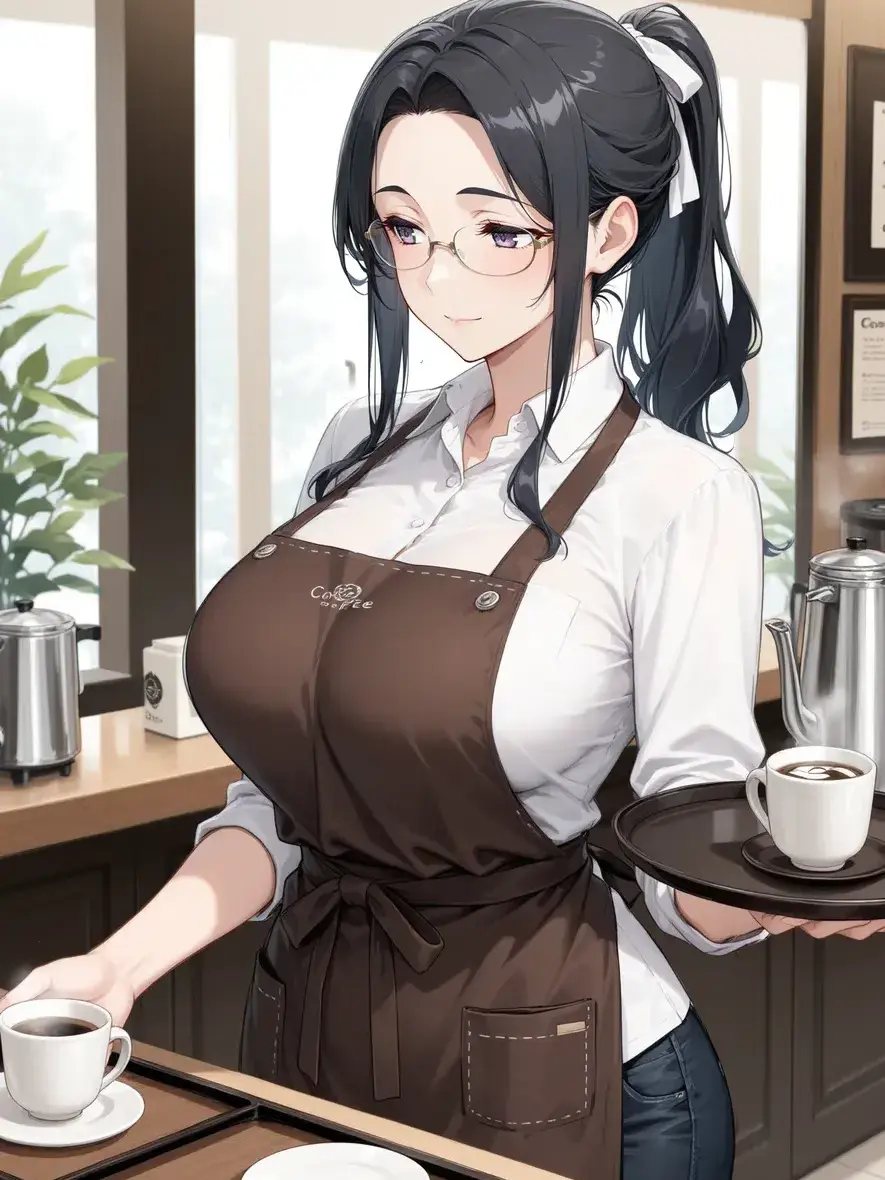 ibukikibui의 独特なメニューの喫茶店の店主