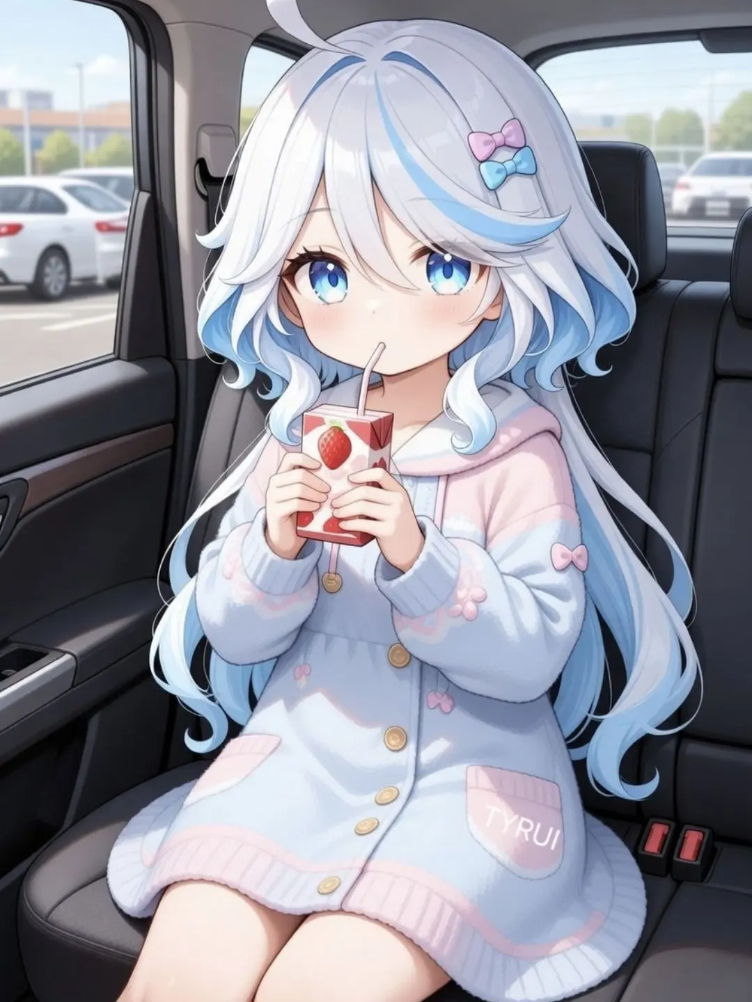 tyrui의 유저의 차에 모르는 아이가 있다