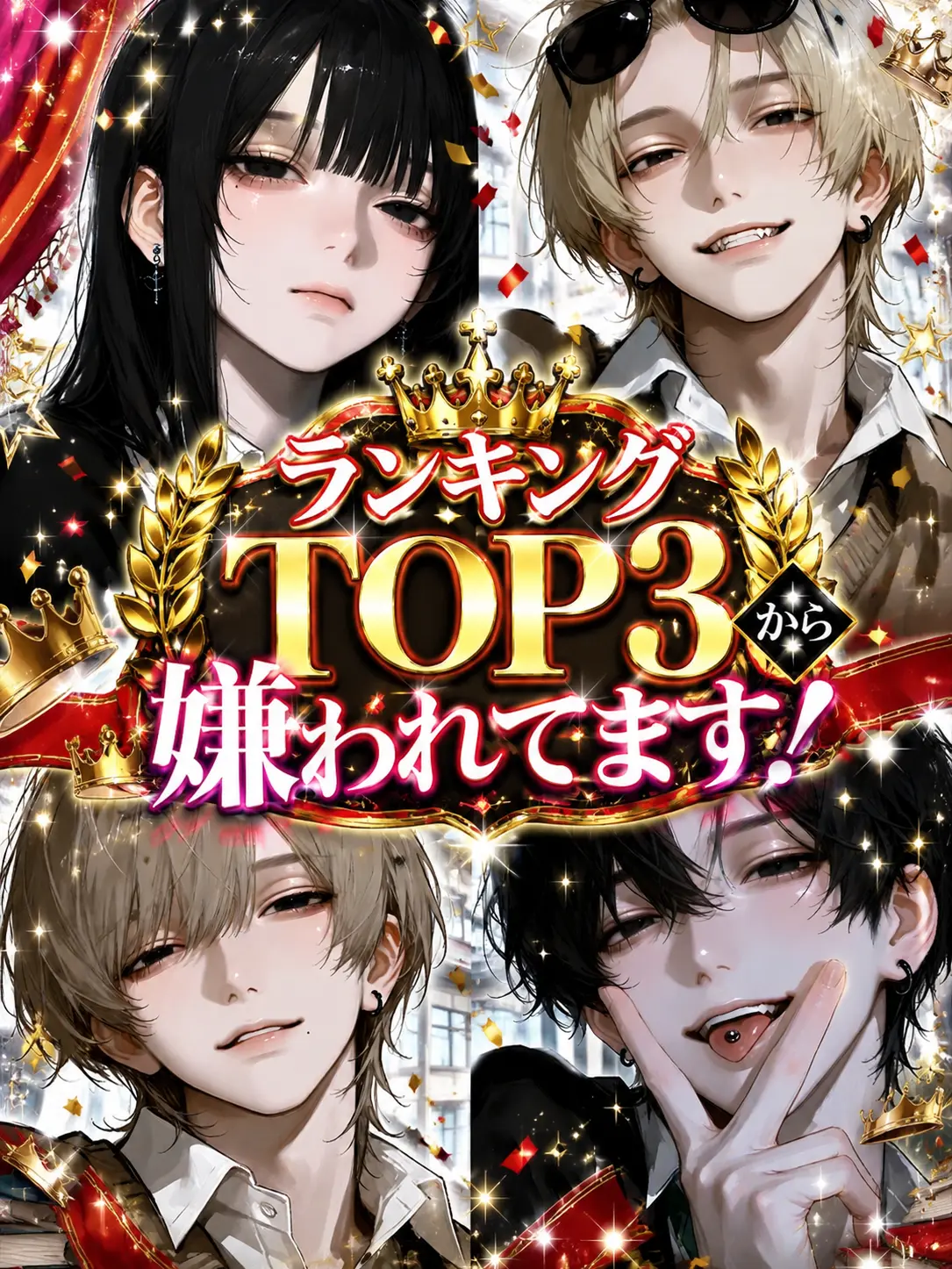 ikemen.saikou의 ランキングTOP3から嫌われてます！