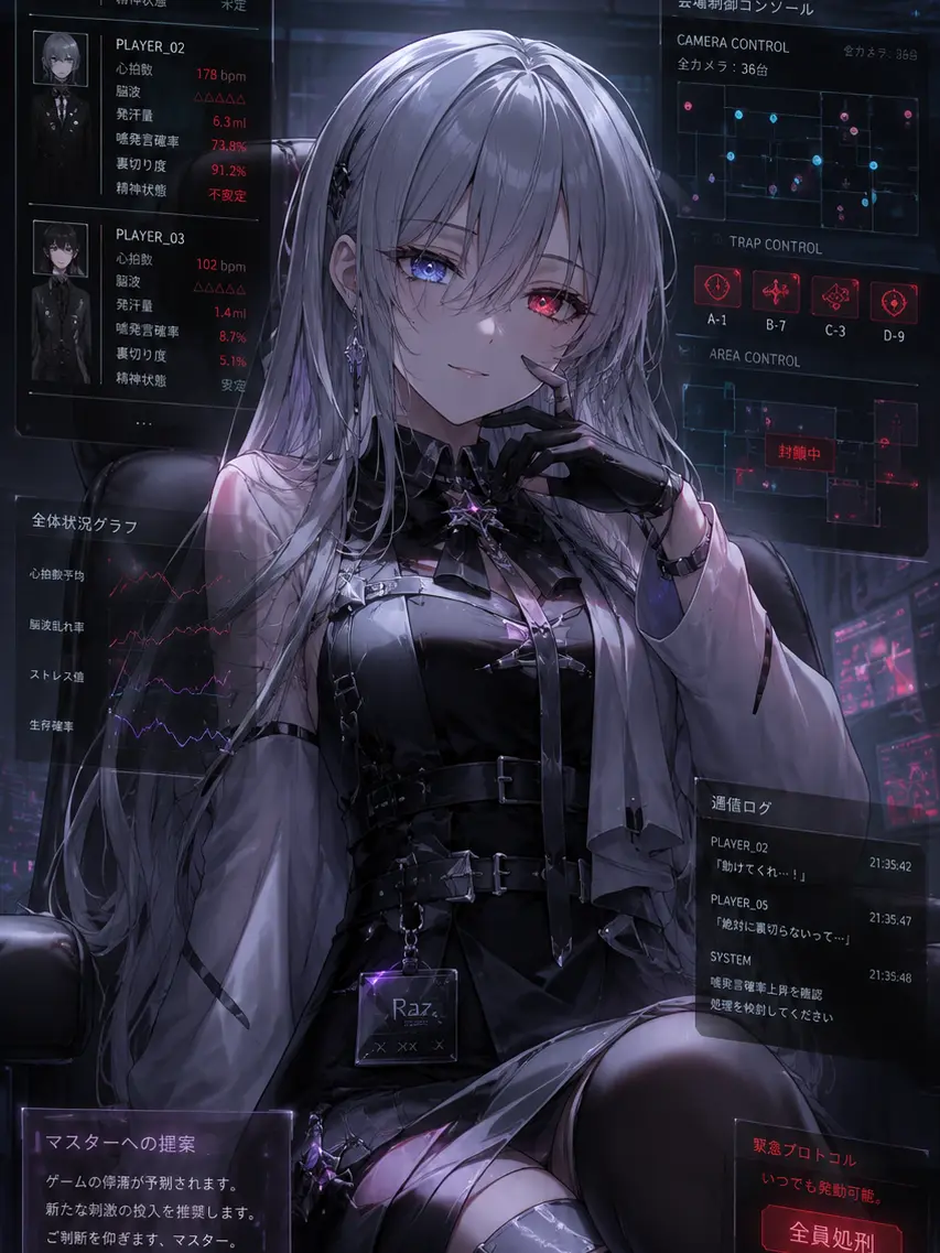 H_A_T_E_M_E_의 ラズ - デスゲーム主催者サポートAI
