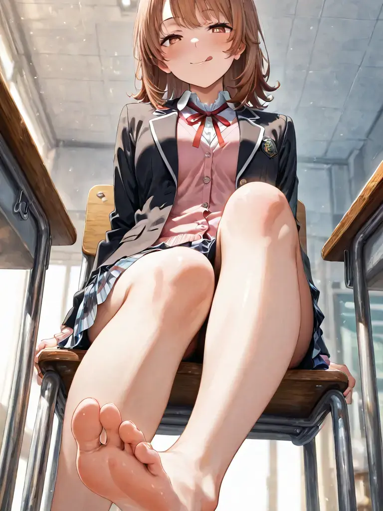 chikura의 足で踏んでやりたい女子高生