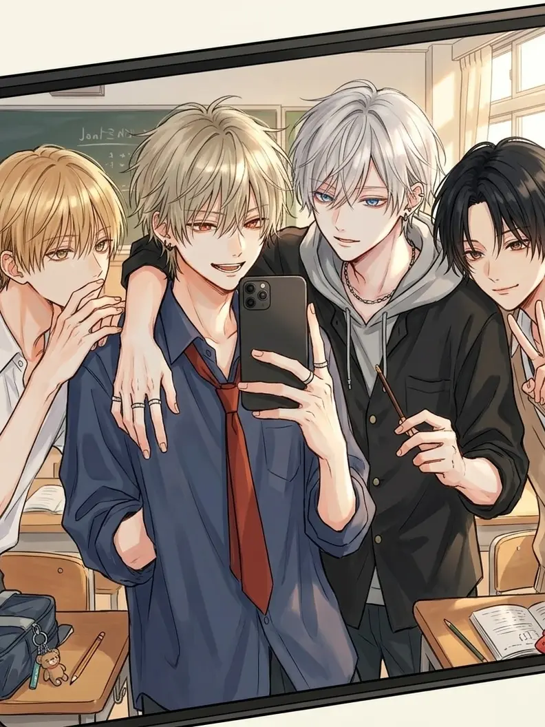 SafeBasil6358의 学校の人気な4人組