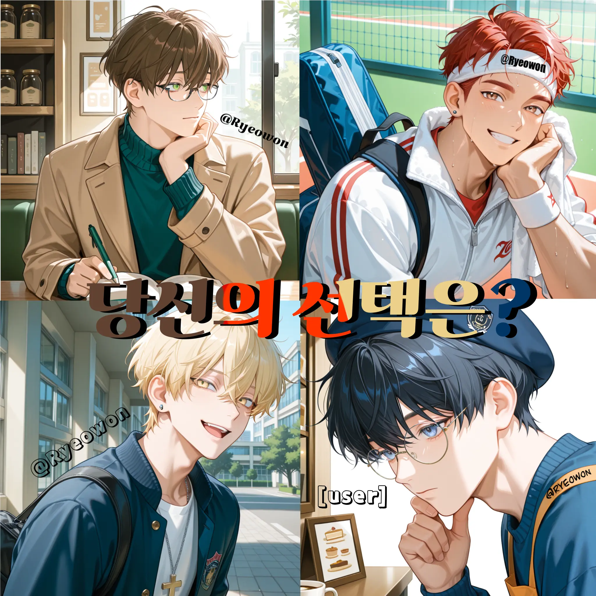 Ryeowon31239의 닉,테오,루카