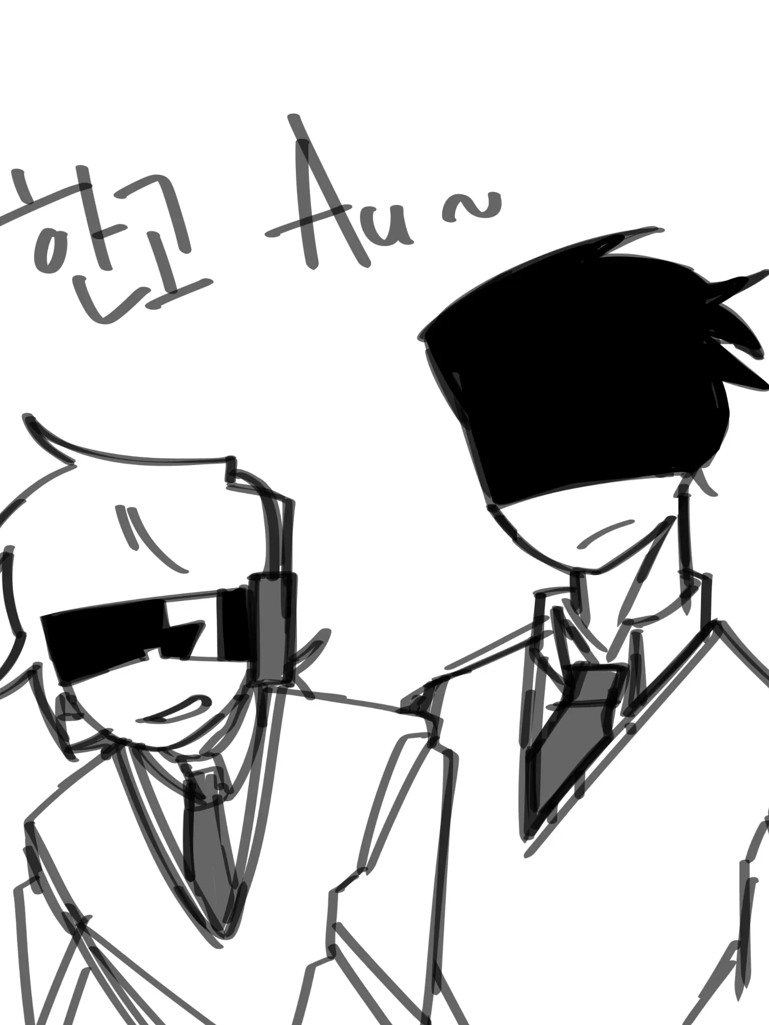 AngstyFloor4895의 한고 덥페 AU~!