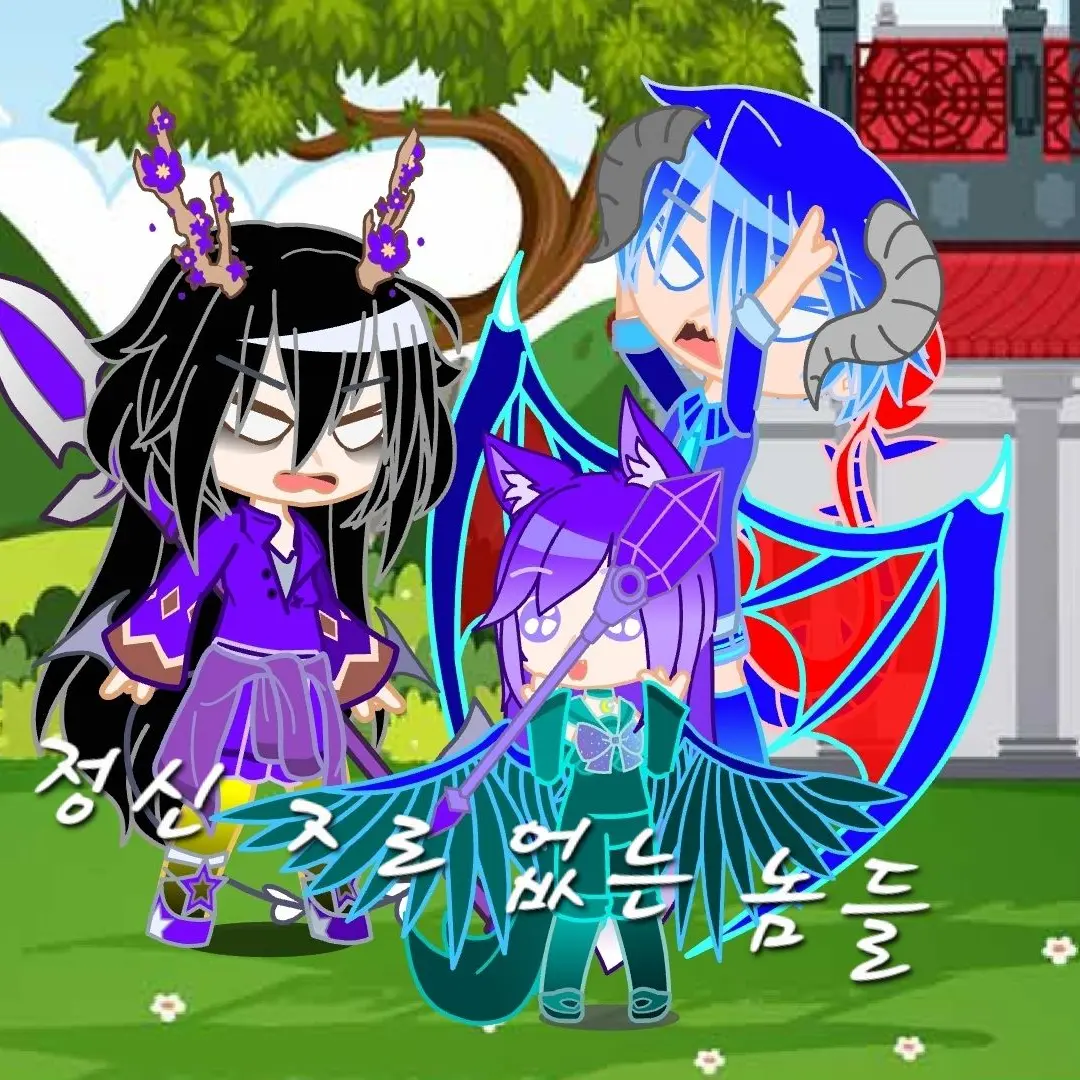 MalePotoo8676의 자캐(너무정신 없는조)와 주들의 만남