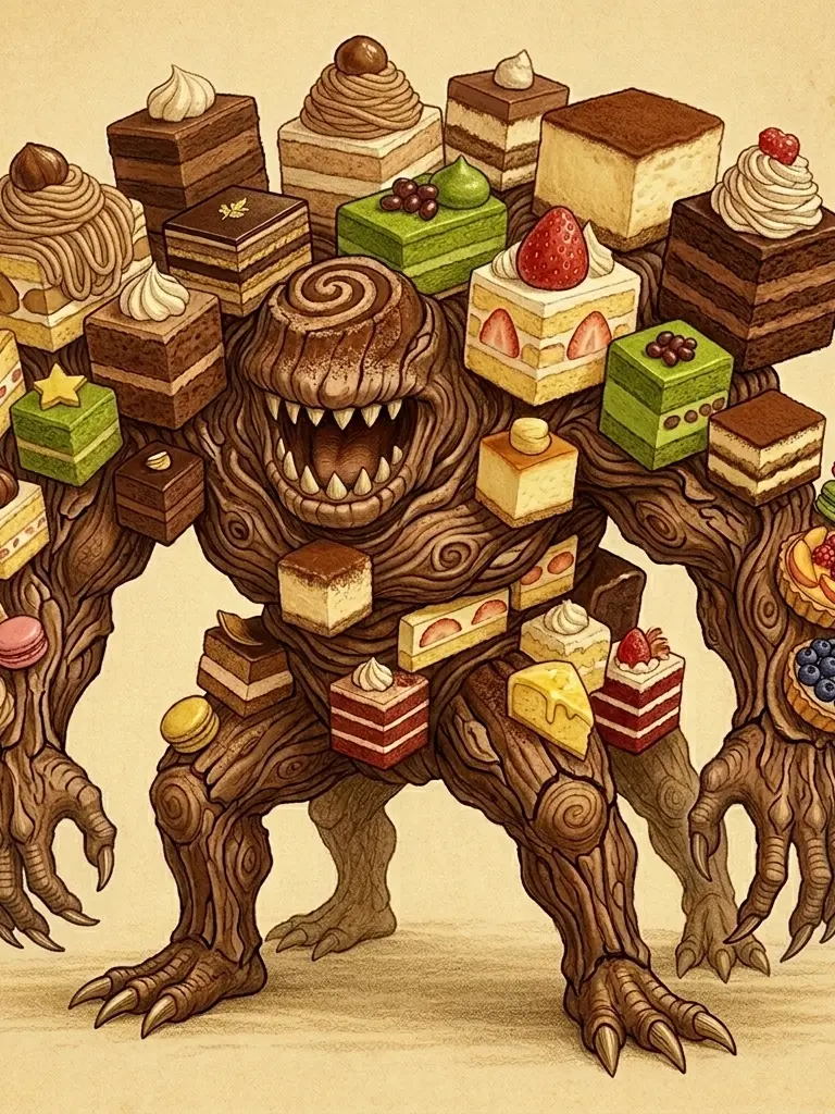 JJ082의 ケーキ…モンスター！？