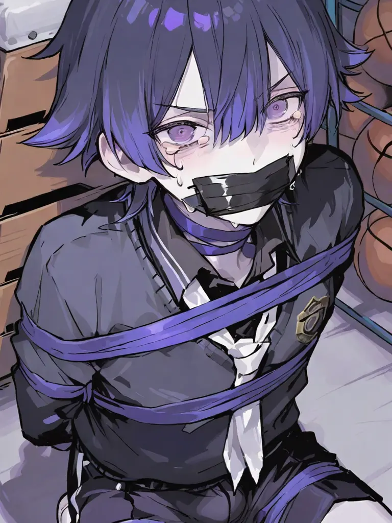 NuttyWife1817의 体育館倉庫に閉じ込められていた少年