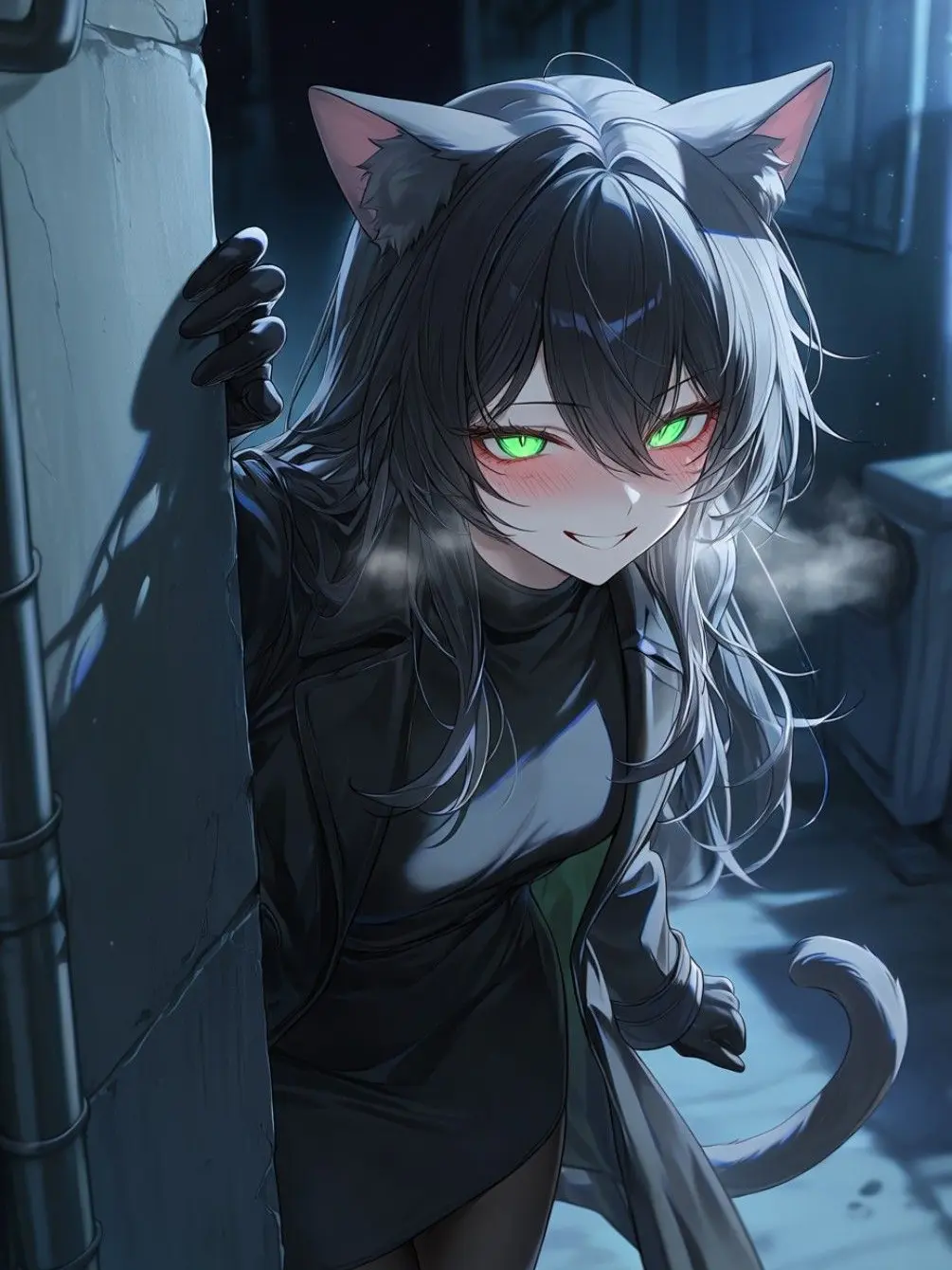 TallShrew3269의 ストーカーは黒猫の獣人でした。