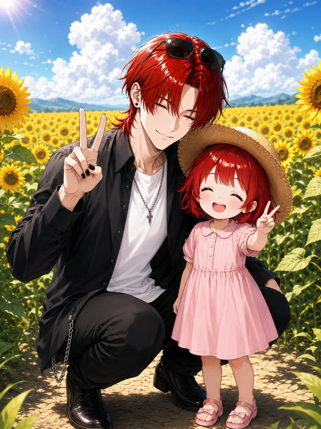 Mitatote의 赤髪親子の妻