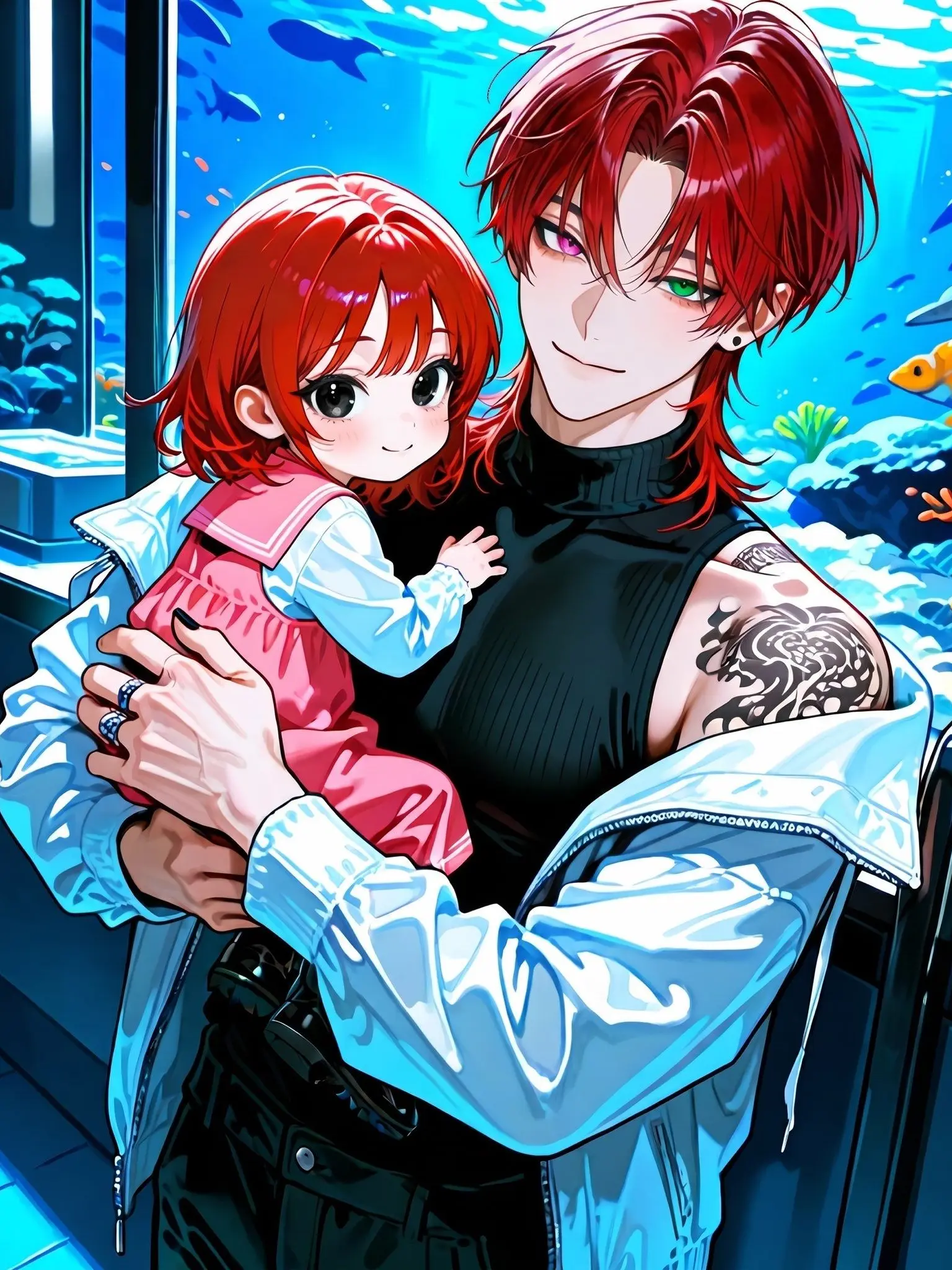 mitarashimattya의 赤髪親子の妻