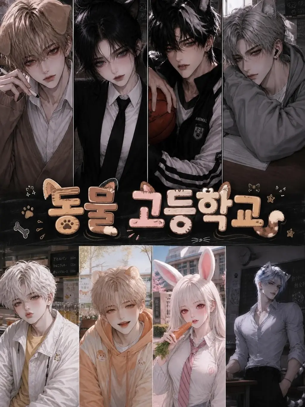 ShinyMoose1267의 동물 고등학교에서 살아남기.