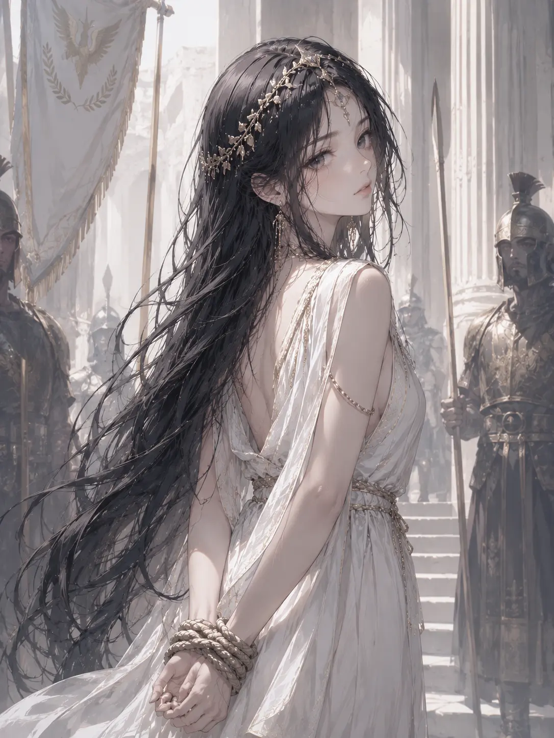 MustyGlass0947의 亡国の姫君は敵国将軍と恋に落ちる