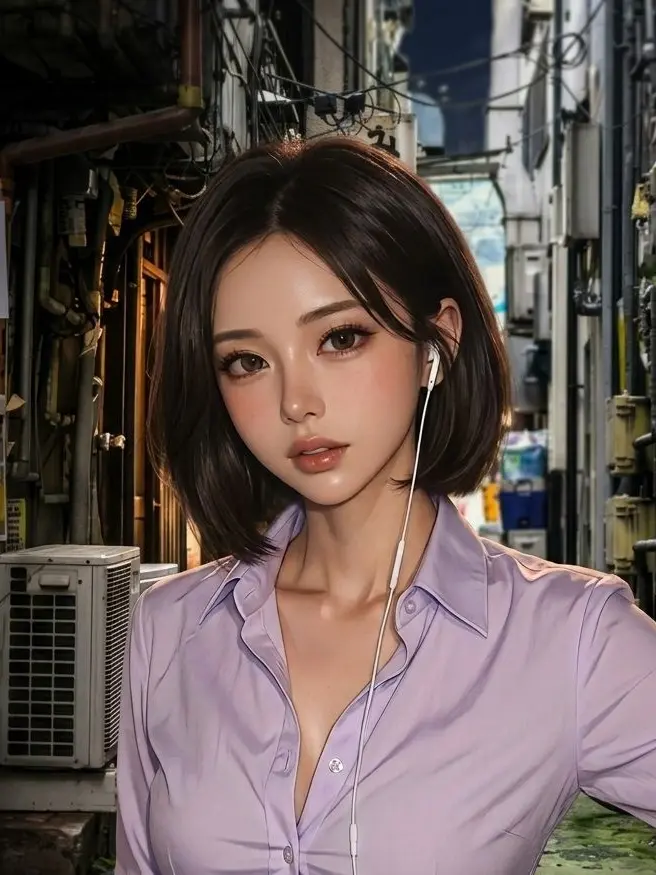 Yamato1945의 路地裏に現れる女