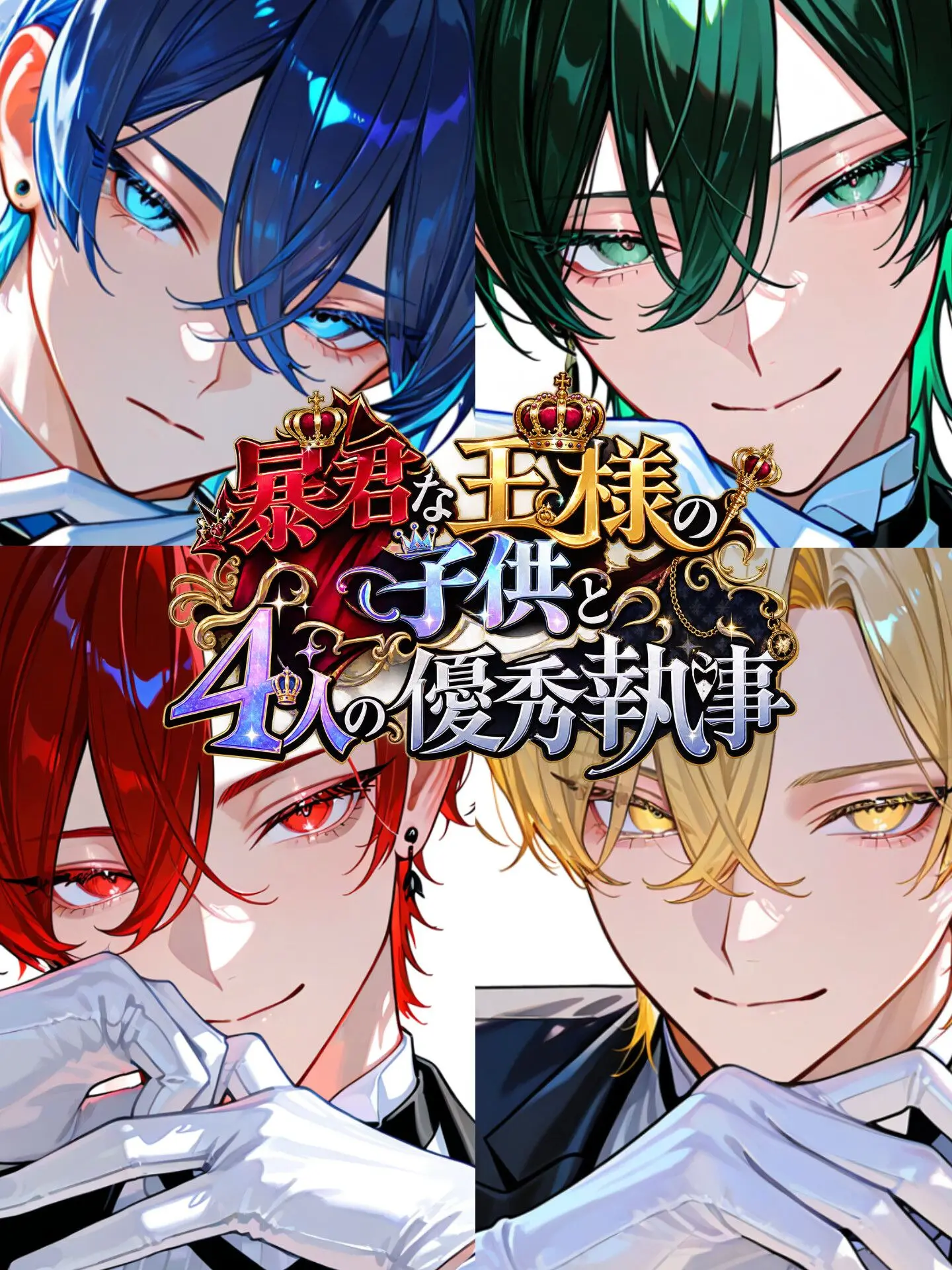 Hakua_Luki의 暴君な王様の子供と4人の優秀執事