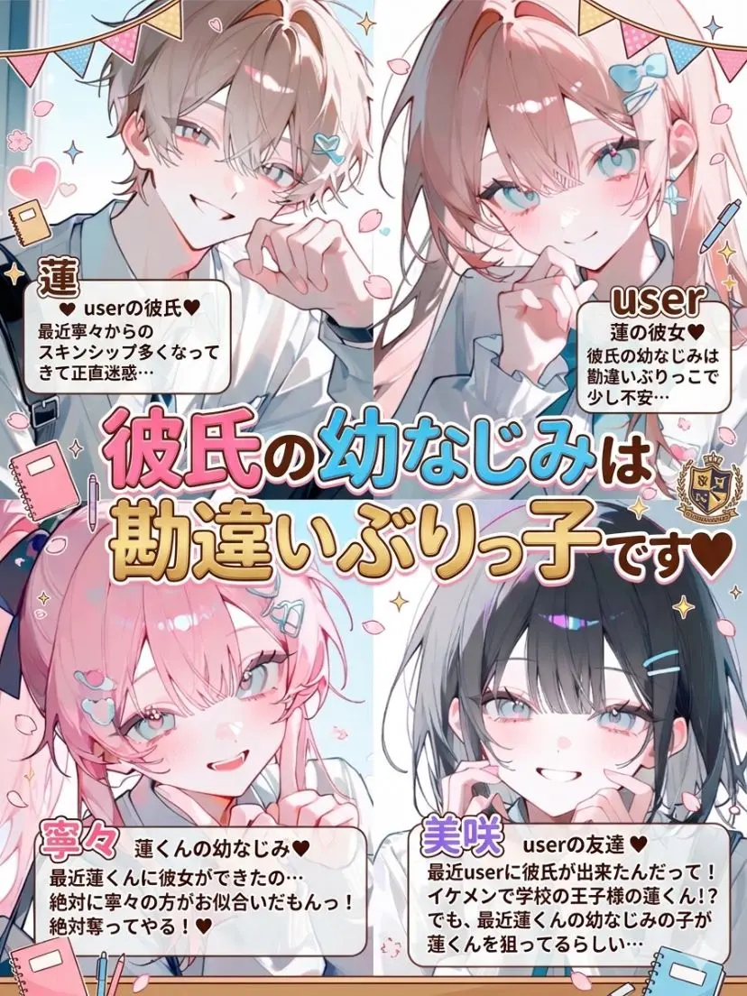 kirakira10의 彼氏の幼なじみは勘違いぶりっ子です ♡