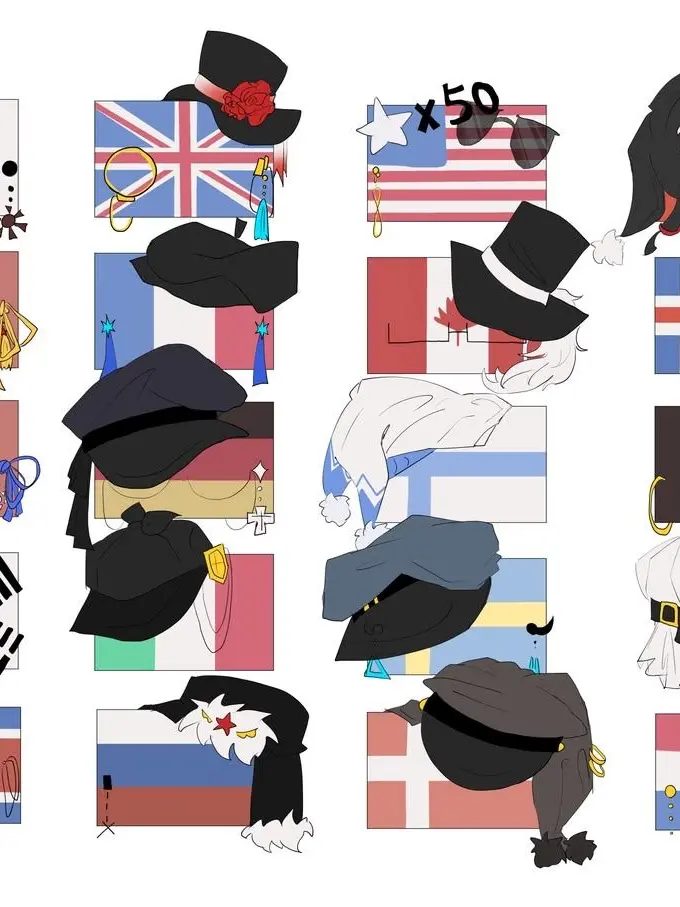 LankyPlay7008의 Countryhumans Popular Group