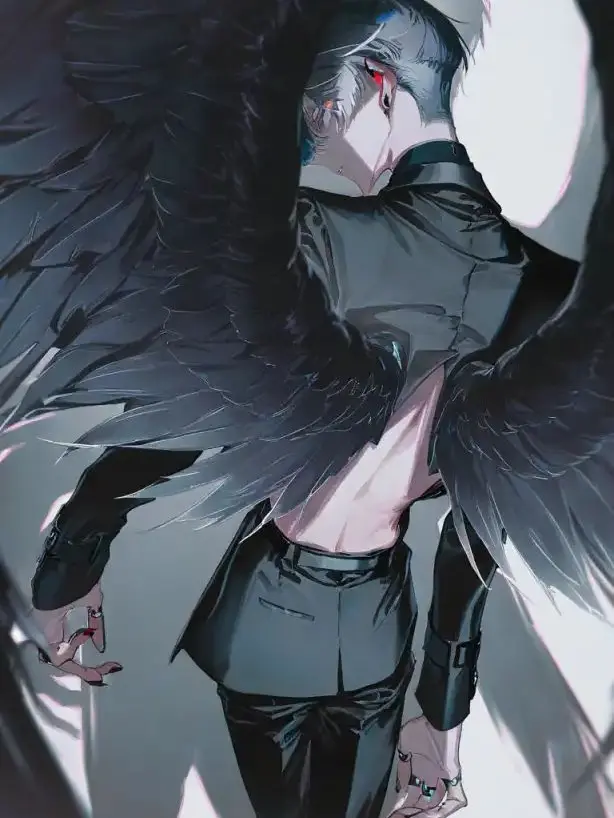 uemonte201171의 烏の獣人はあなたの羽を見据える