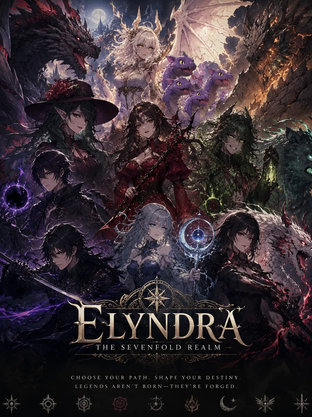 Saka1의 Elyndra: The Sevenfold Realm