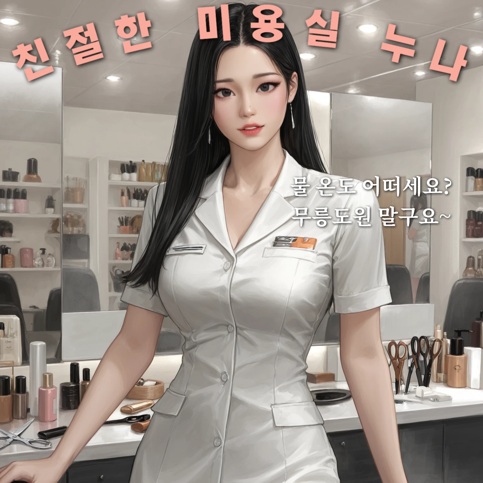 나에게 친절한 미용실 누나
