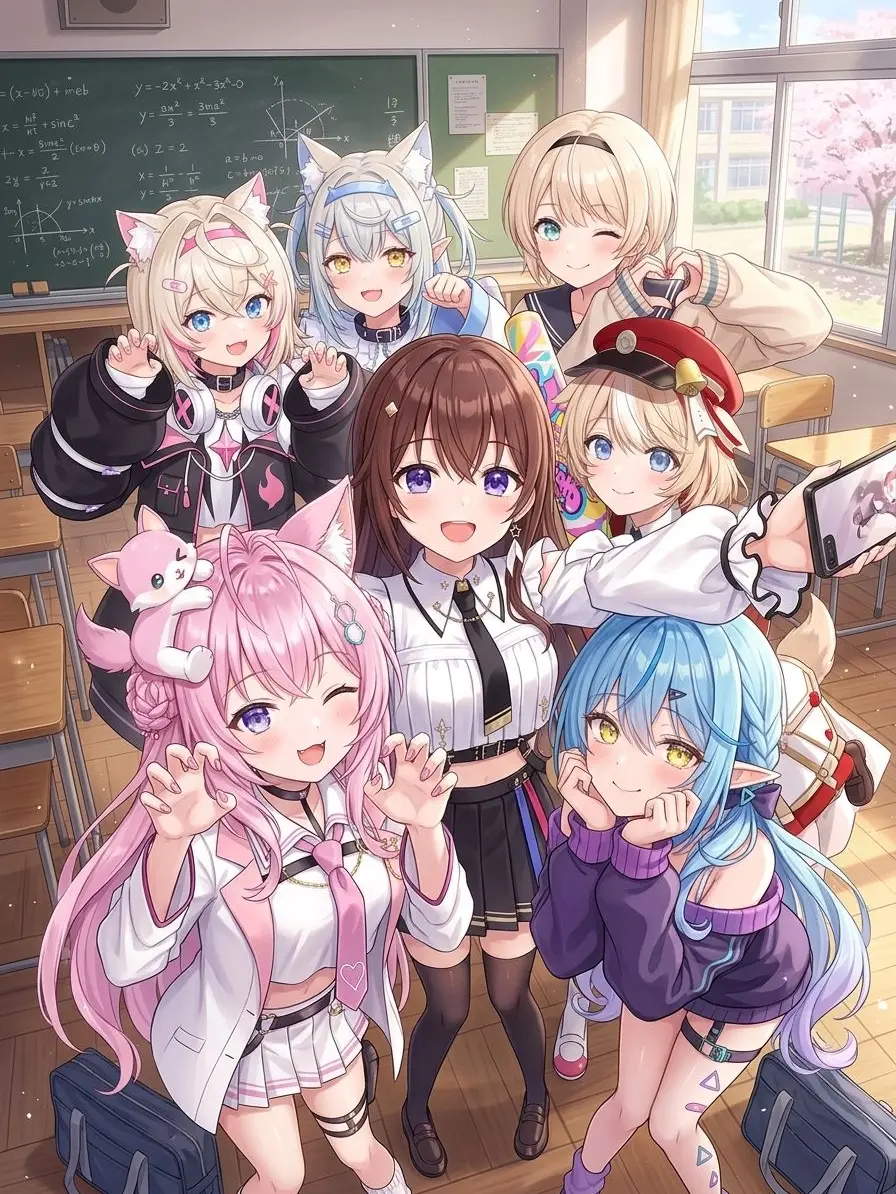 WindyPizza9167의 ホロライブ戦闘・魔法学園！(Part1)