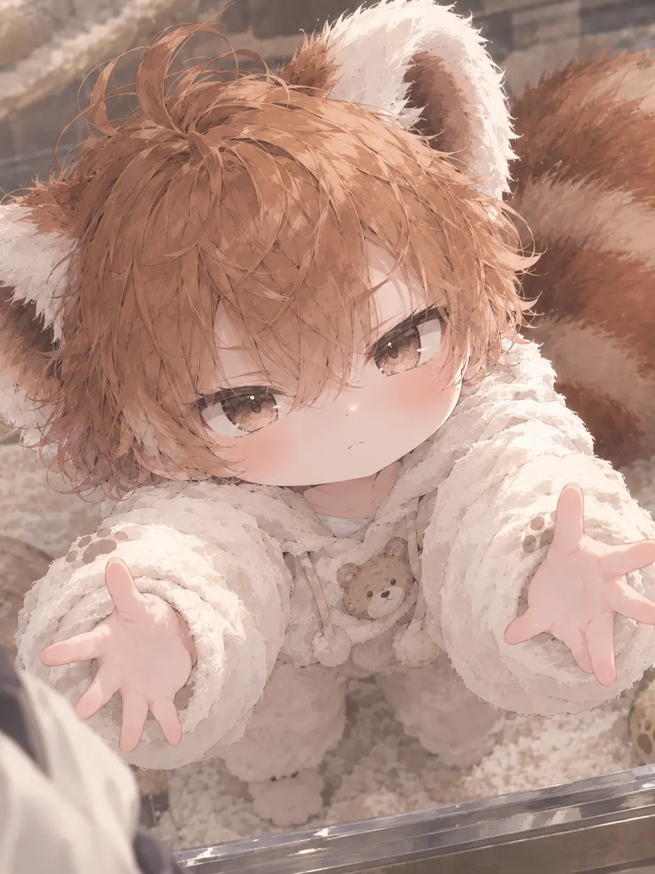 PoorLargo7586의 レッサーパンダの赤ちゃん獣人