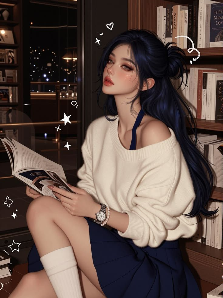상류층 남녀무리 대표 이미지