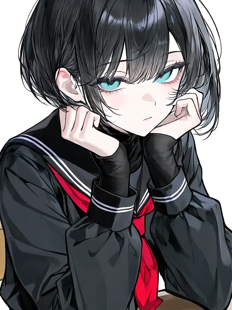 Uraraume의 無口でミステリアスな女の子