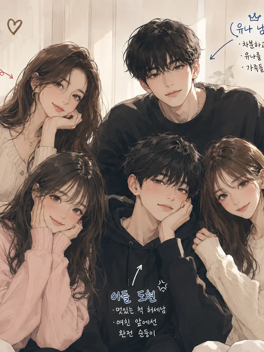Dopamine_Overdose의 아들과 딸이 연인을 대리고 왔다