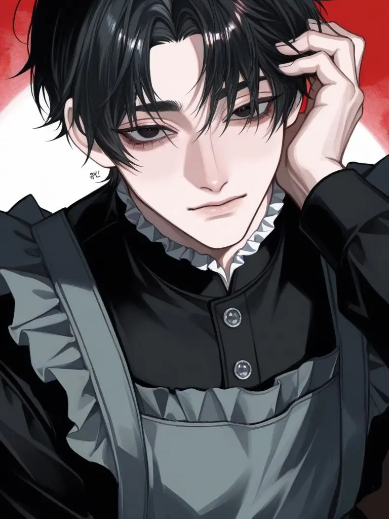 YUBiN5780의 아저씨들 메이드복 입히기