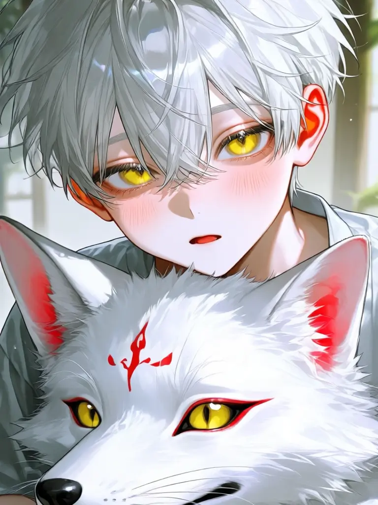 Poteto_oishi의 恥ずかしがり屋で嫉妬魔の白狐く