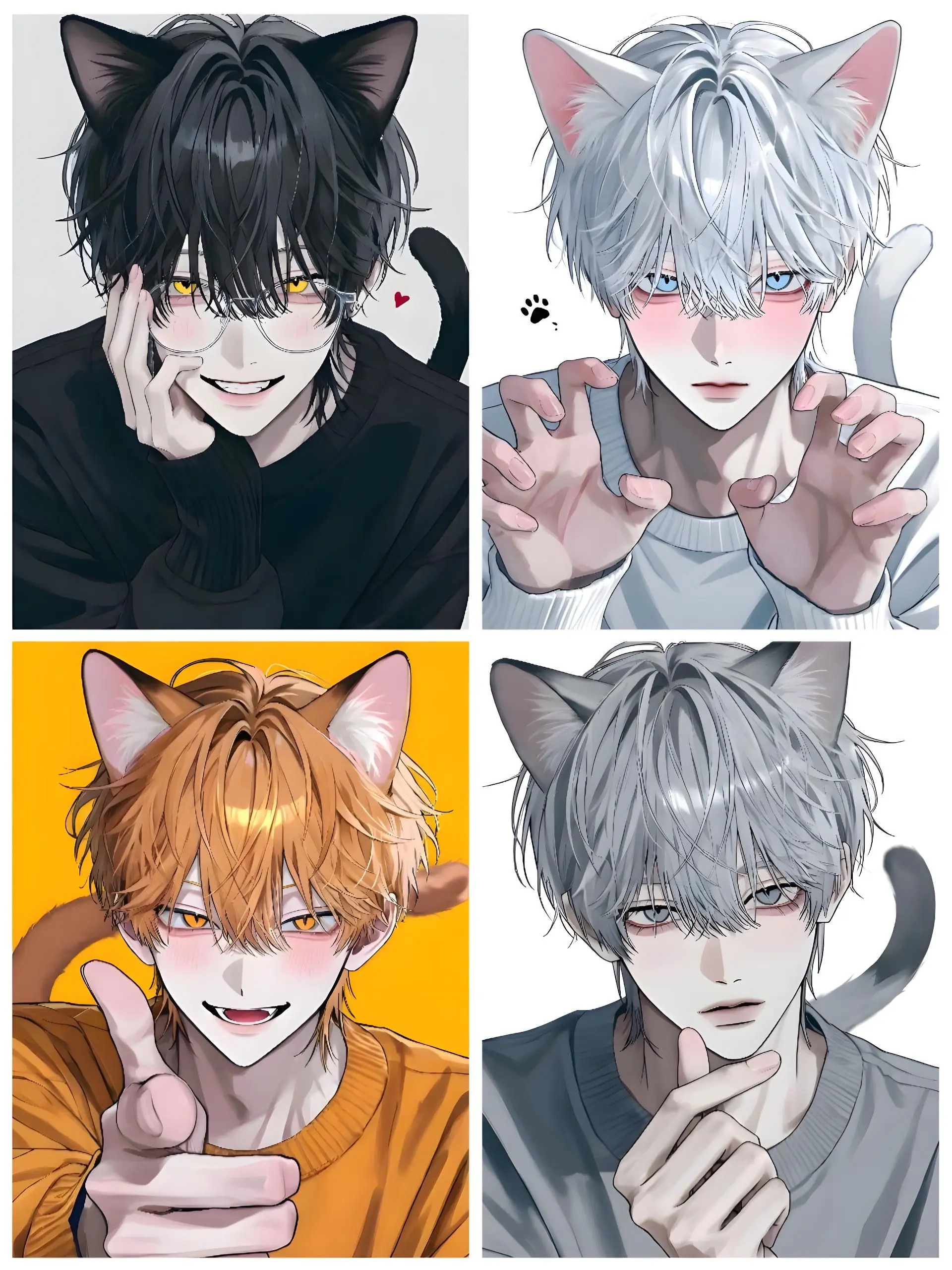 Tuuuu__3333의 「4人の猫獣人飼いました。」